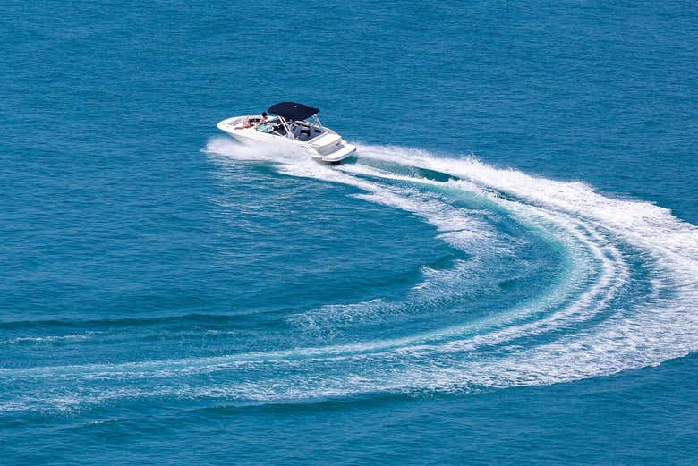 Navegando pela costa sul de Tenerife