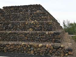 Las pirámides de cerca
