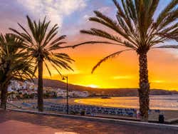 Atardecer en Las Vistas