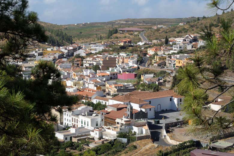 Vistas do povoado de Vilaflor