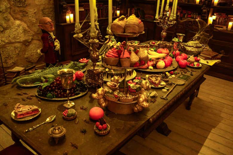 Comedor del castillo de Trigueros del Valle