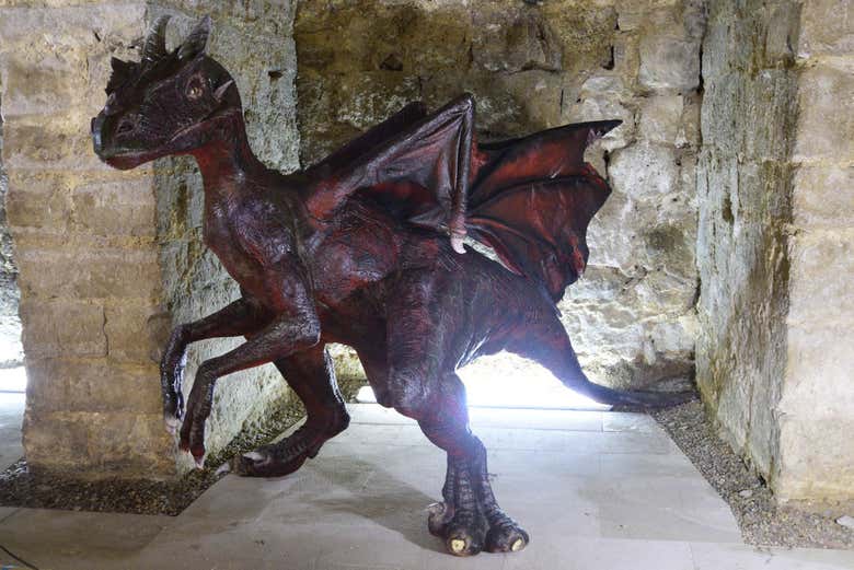 Dragón del castillo de Trigueros del Valle