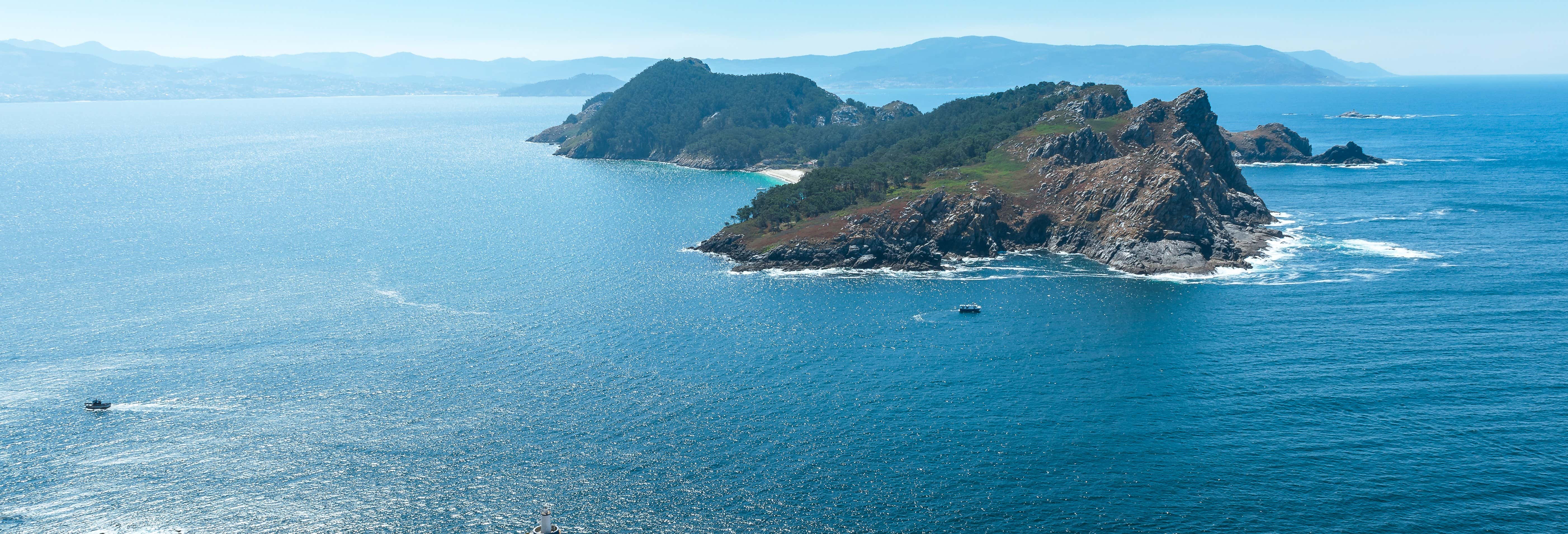 Paseo en avioneta sobre las islas Cíes