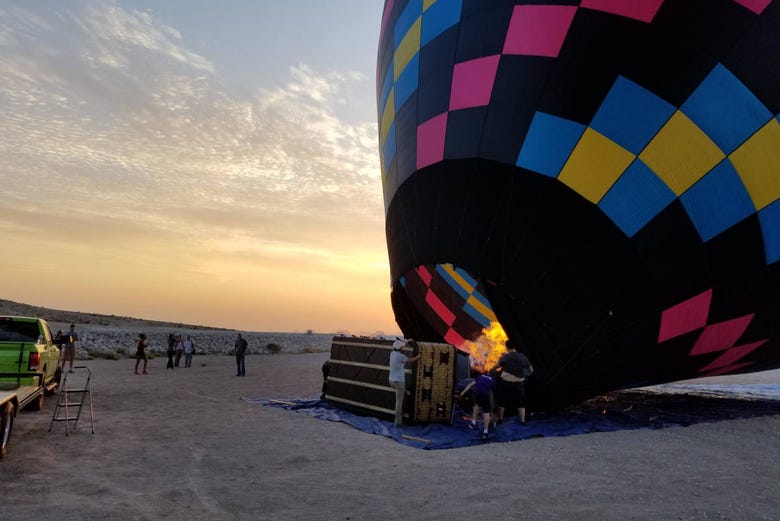 hot air balloon las vegas