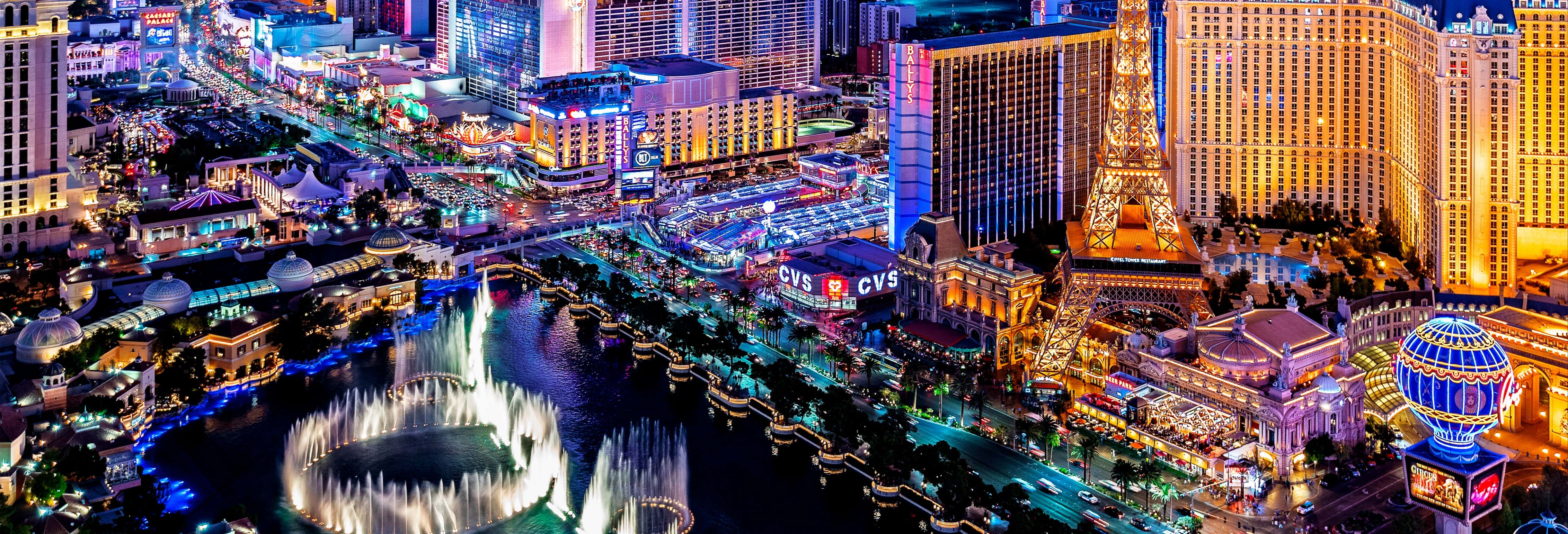Tour privado nocturno por Las Vegas con guía en español