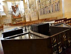 Inside the cathedral
