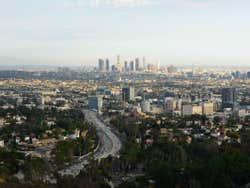 View of the skyline from the Getty Center