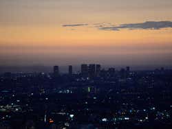 Views from the Griffith Observatory at sunset