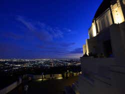Griffith Observatory at night