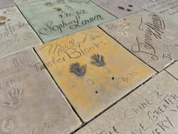 Handprints outside the TCL Chinese Theatre