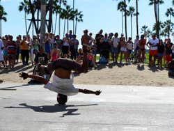 Breakdancing at Venice Beach