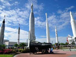 Centro Espacial Kennedy, Jardim de foguetes