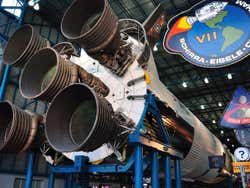 Foguete da NASA em Cabo Canaveral