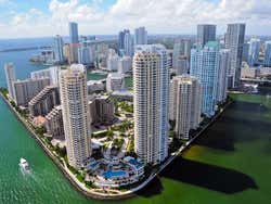 Miami Beach vista do alto