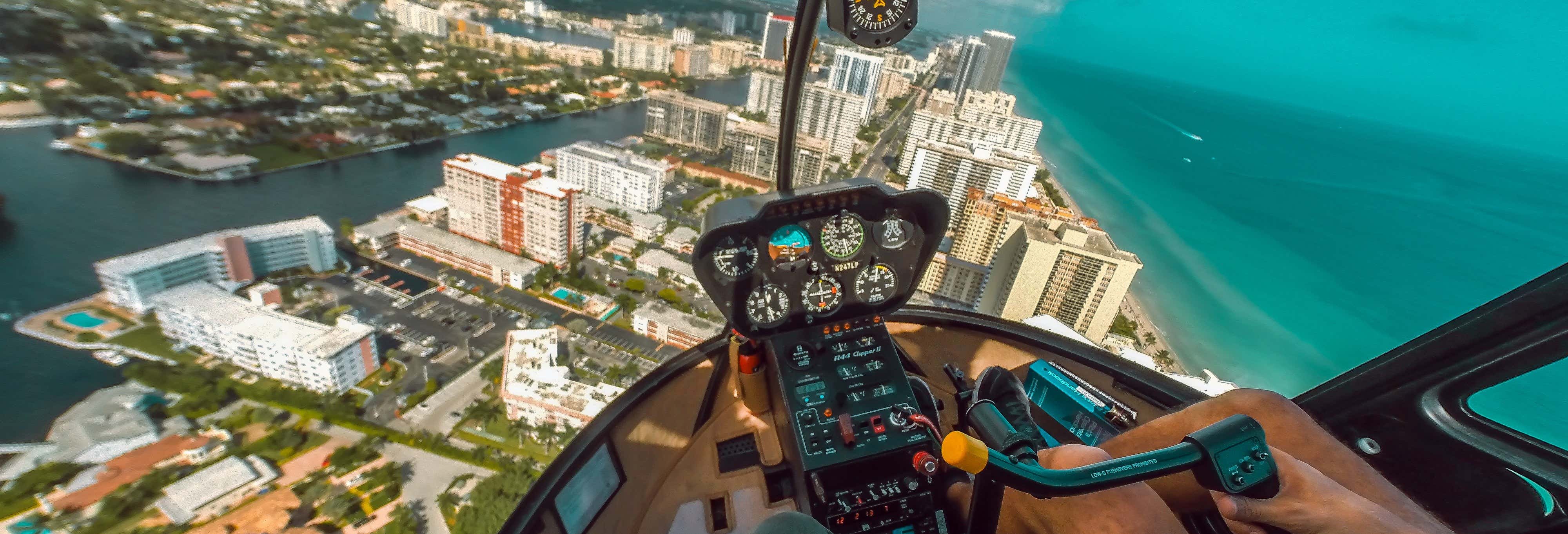 Passeio de helicóptero por Miami