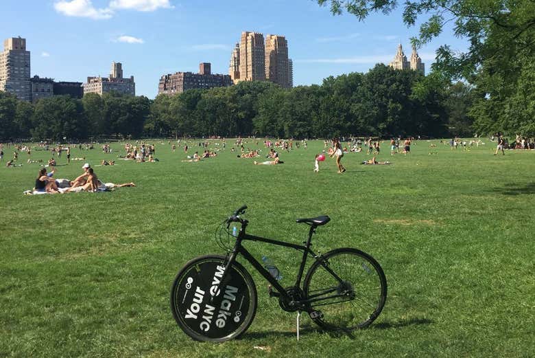 Descansando no Central Park
