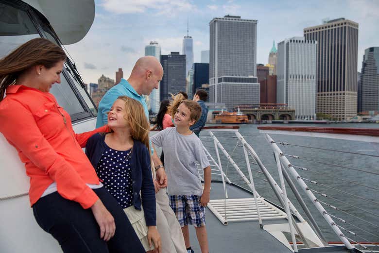 Cruzeiro pelo rio Hudson