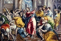 La Purificación del Templo, El Greco