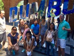 Desfrutando do tour por Dumbo