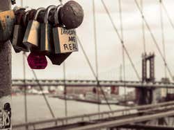 Cadeados na Ponte do Brooklyn