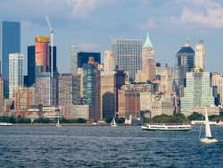 Passeando de barco por Manhattan