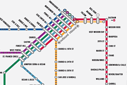 San Francisco Underground Map San Francisco Subway - Lines, Map, Times And Price