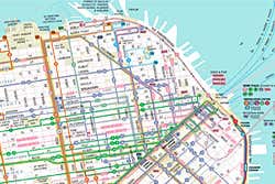 San Francisco Public Transit Map San Francisco Buses - Lines, Map, Times And Price