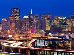 San Francisco illuminée