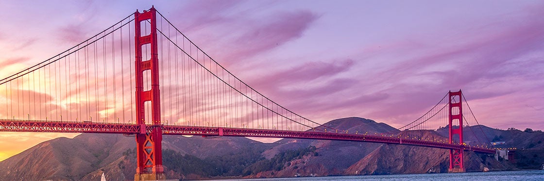 Golden Gate Puente Y Simbolo De San Francisco