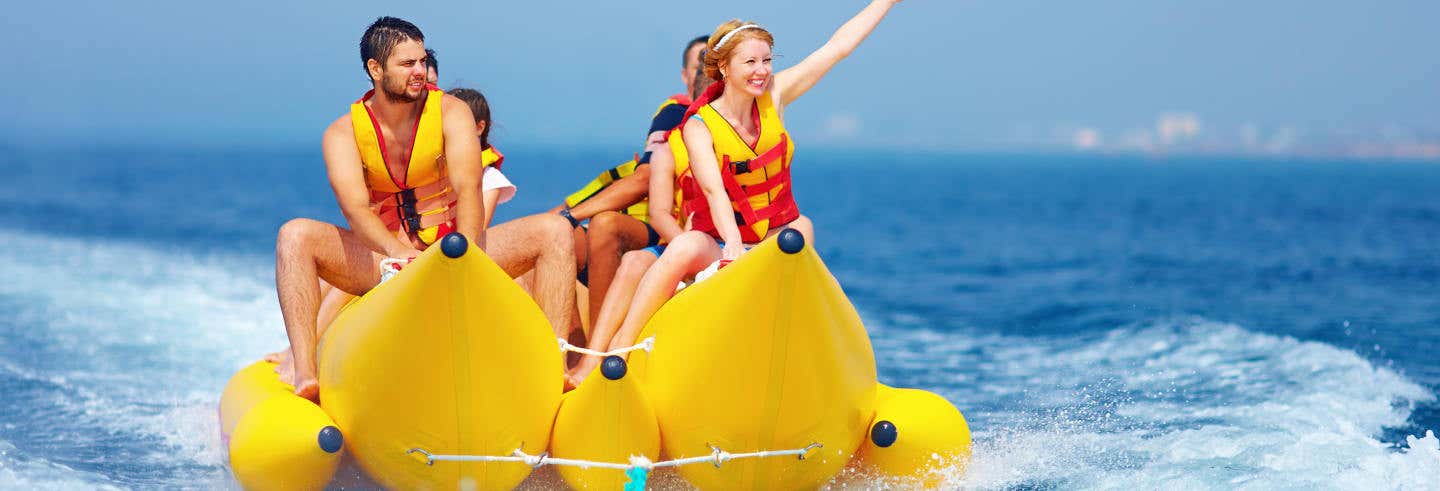 Passeio de banana boat por Boracay
