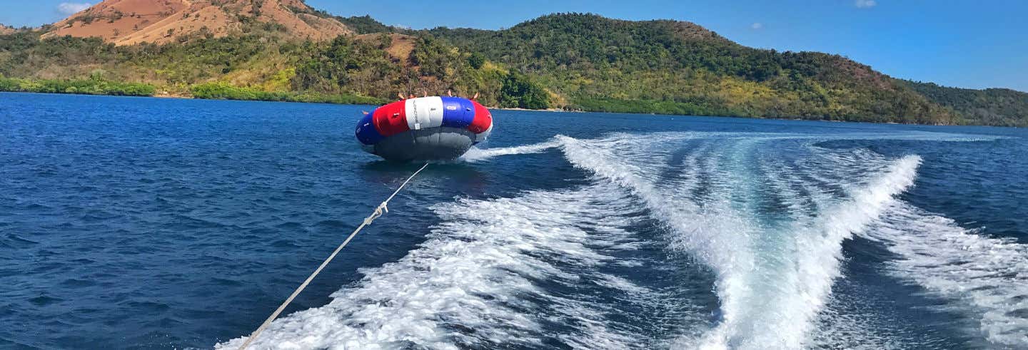 Tubing o banana boat en Corón