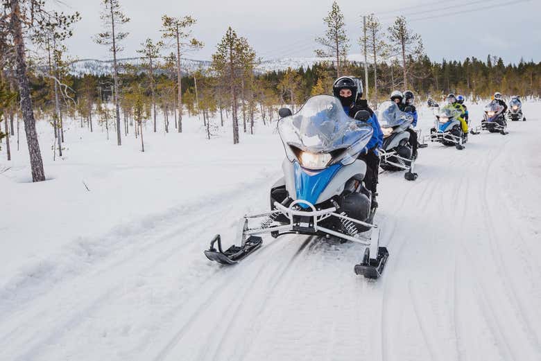 Resultado de imagen de Motos de Nieve.