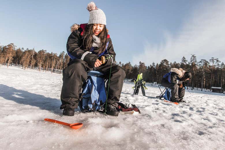 Ice Fishing in Rovaniemi - Book Online 