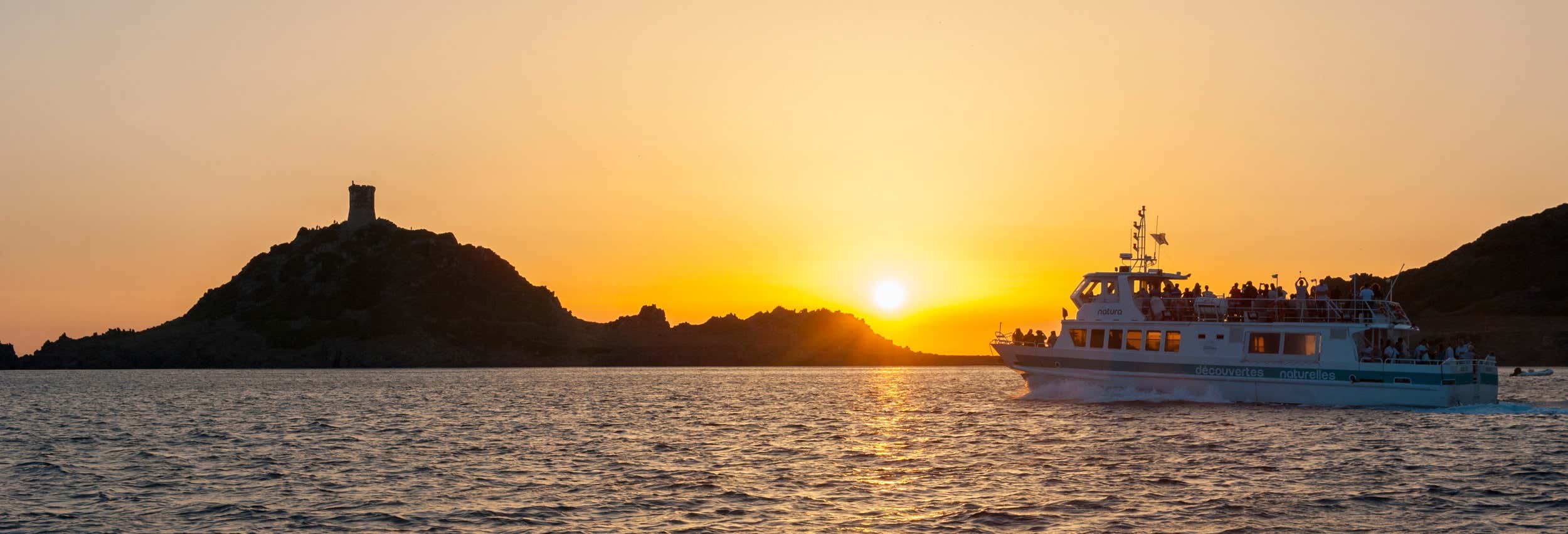 Balade En Bateau Dans Les îles Sanguinaires Au Coucher Du