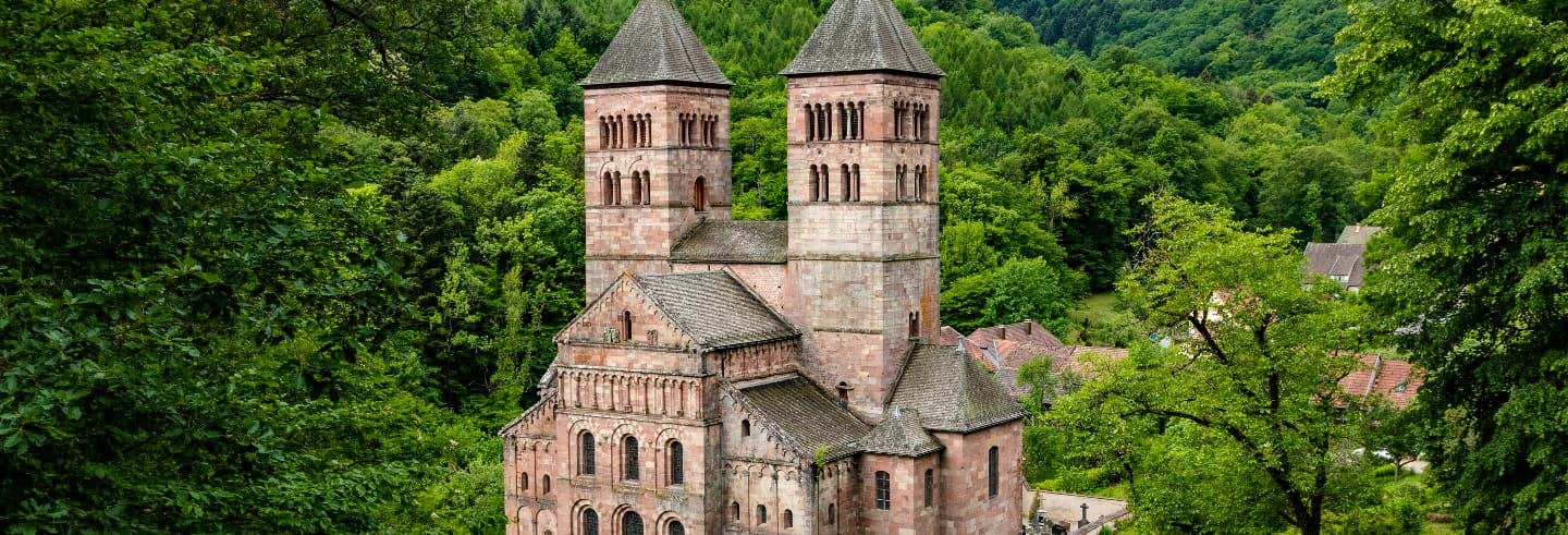 Excursion à Eguisheim, Turckheim et à l'abbaye de Murbach