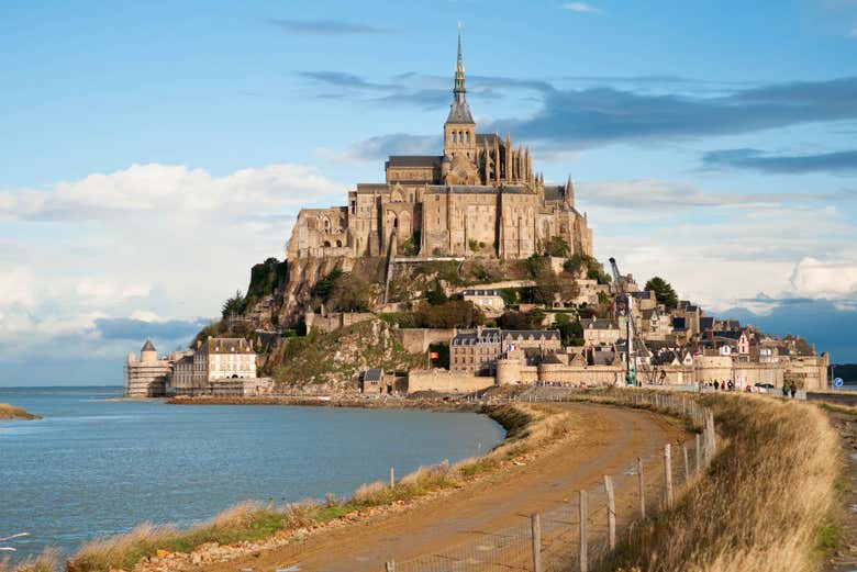 Entrada a la abadía del Mont-Saint-Michel sin colas, Mont Saint Michel