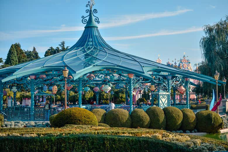 One of the rides at Disneyland Paris