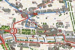 Itinerário do Big Bus Paris