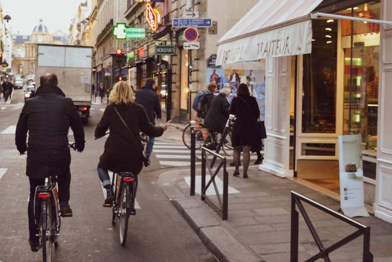 Tour de Paris de bike