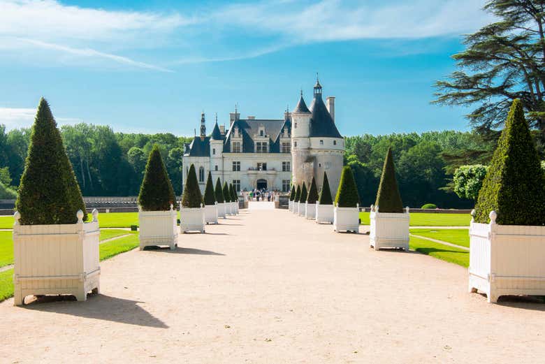 Vista do Castelo de Chenonceau