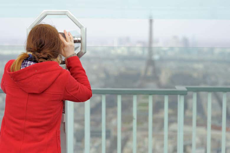 Contemplando Parigi dalla Torre Montparnasse