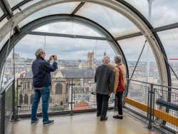 Mirante Vue de París, no andar superior do Centro Pompidou
