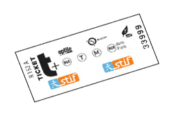 T Ticket Individual And Single Way Transport Ticket In Paris