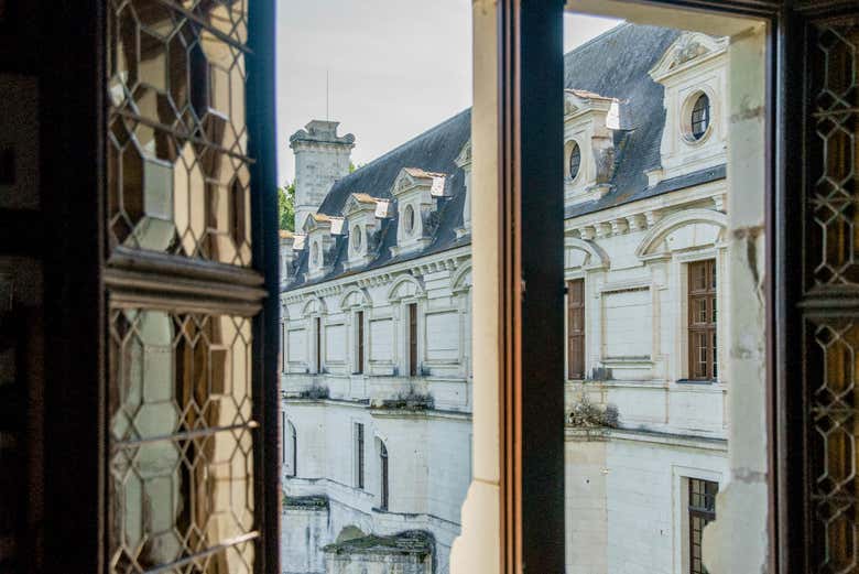 Janela no Castelo de Chenonceau