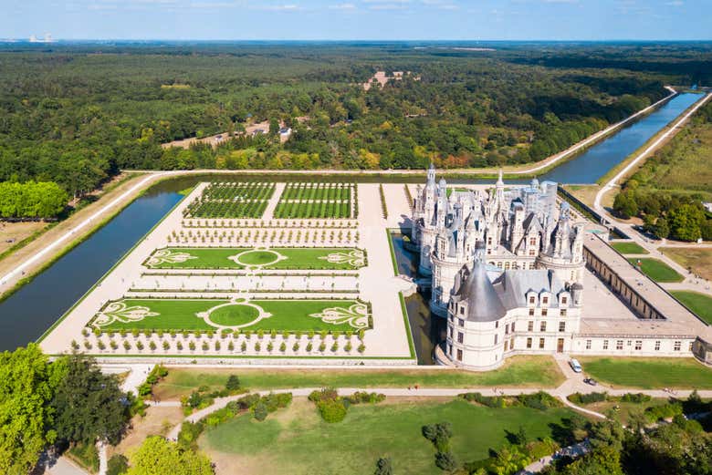 Vista do Castelo de Chambord