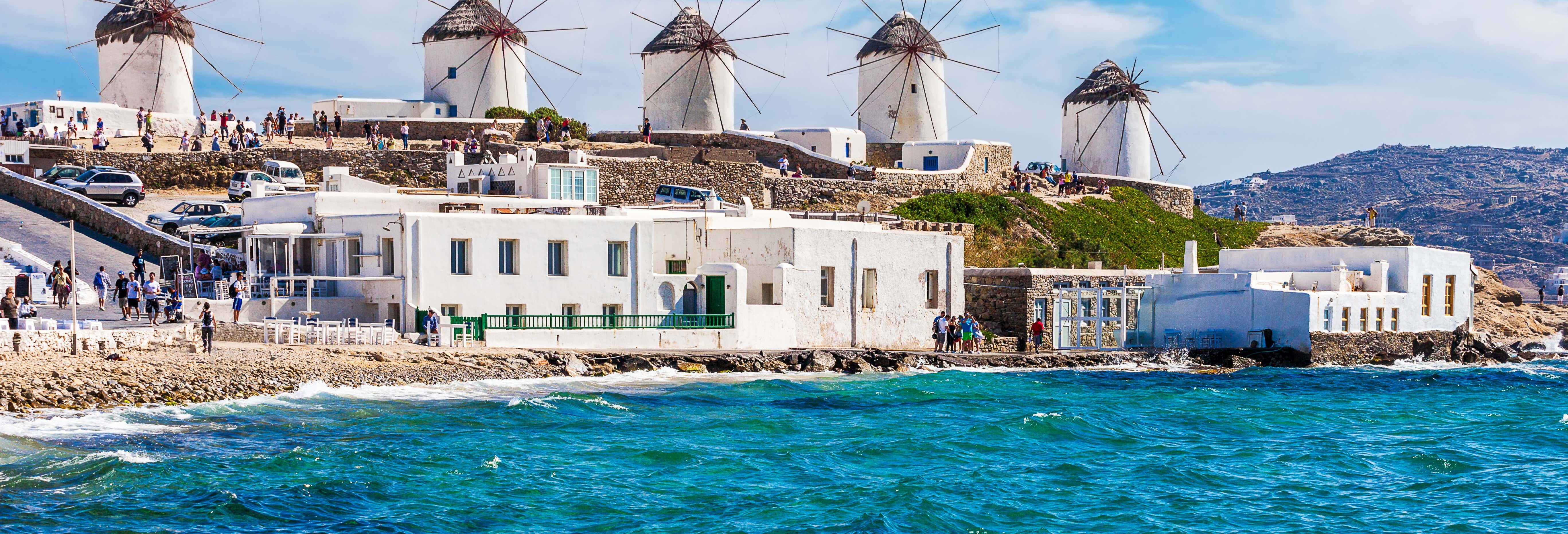 Escapada de 4 días a Mykonos y Santorini