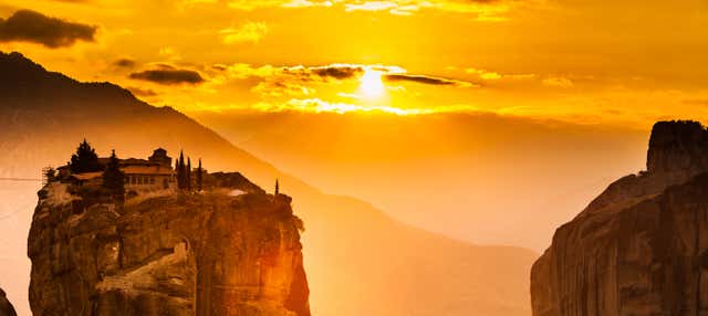 Excursion aux météores au coucher du soleil