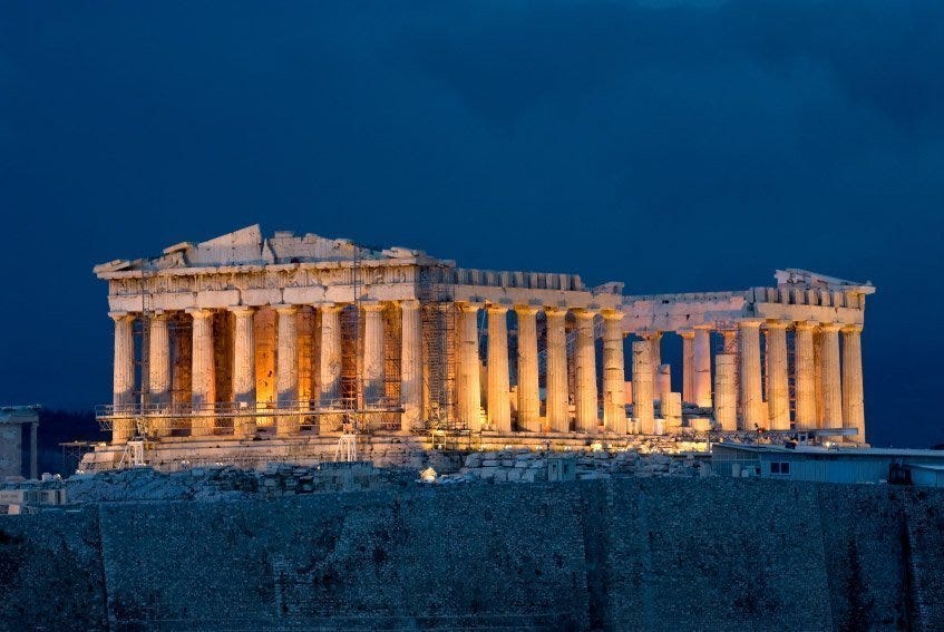 Partenón de Atenas - El edificio más conocido de la Grecia Clásica