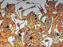 Taman Gili, pinturas