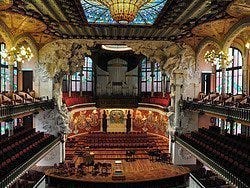 Palacio de la Música Catalana, interior